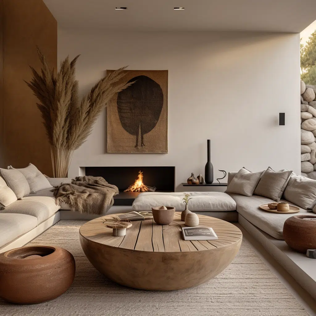 Earth’s Embrace: Cozy Earthy Living Rooms Await! - Quiet Minimal