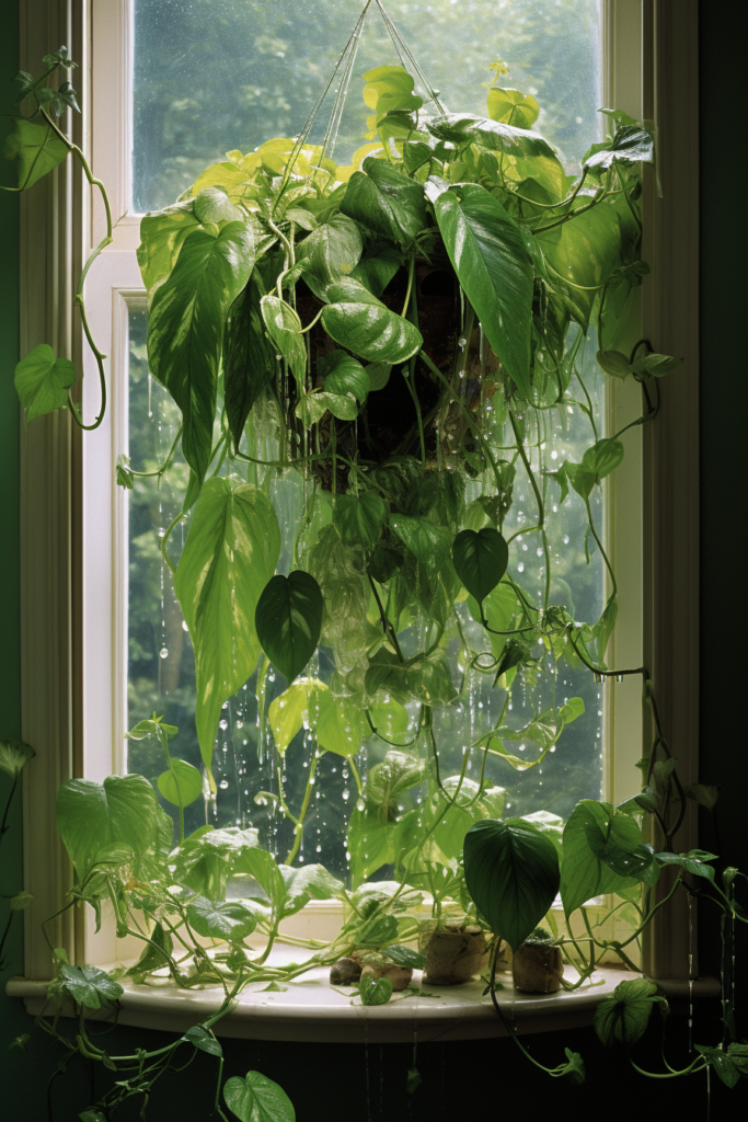 Choosing a plant for a ceiling hanging.