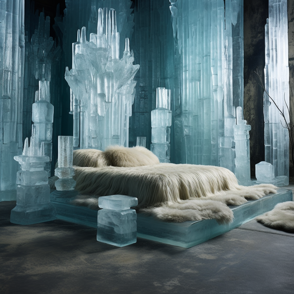 A Dreamy Design of an ice bed that awakens the imagination.