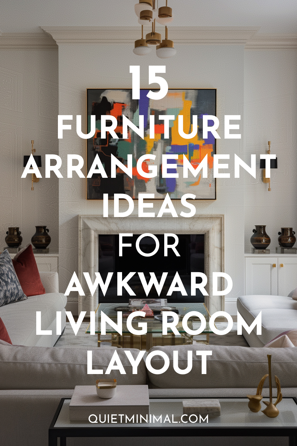 15 furniture arrangement ideas for awkward living room layout.
