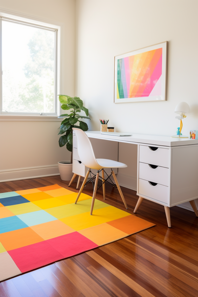 Home Office Playroom Combo Design Tips For A Functional Work Play   Home Office Playroom Combo 3 768x1152 