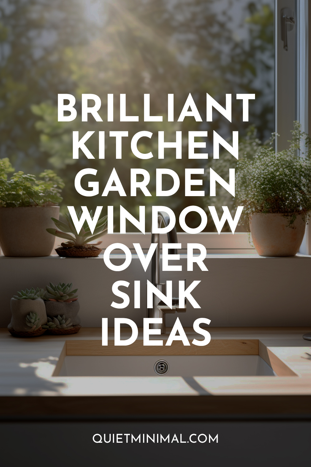 Kitchen Garden Window Over Sink Ideas.