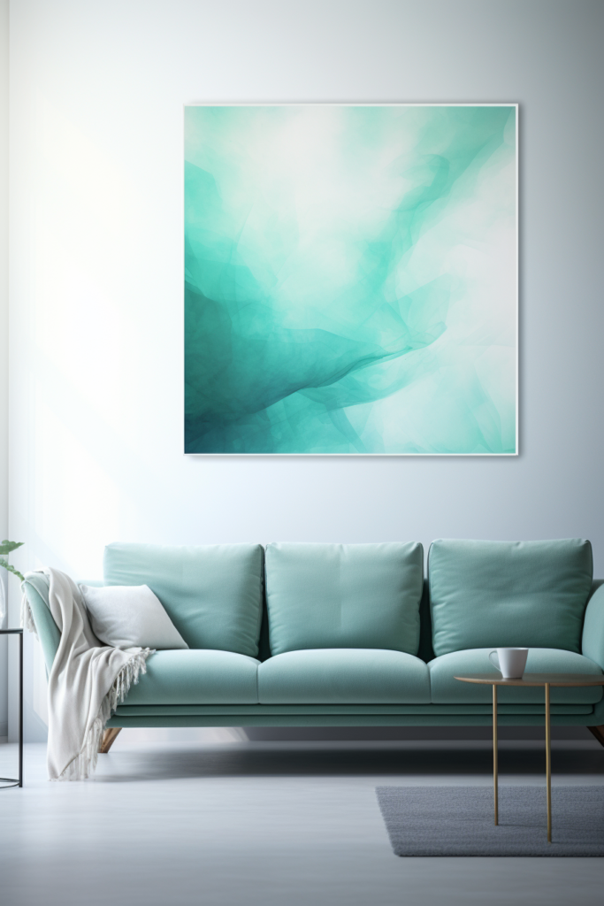 Elevate your living room decor with a stunning large wall art.