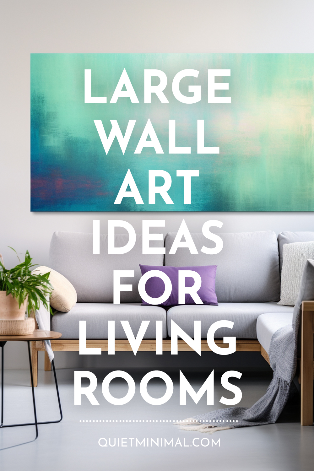 Large wall art for living rooms.