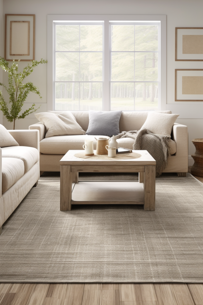 A living room with elegant and stylish options of grey carpets.