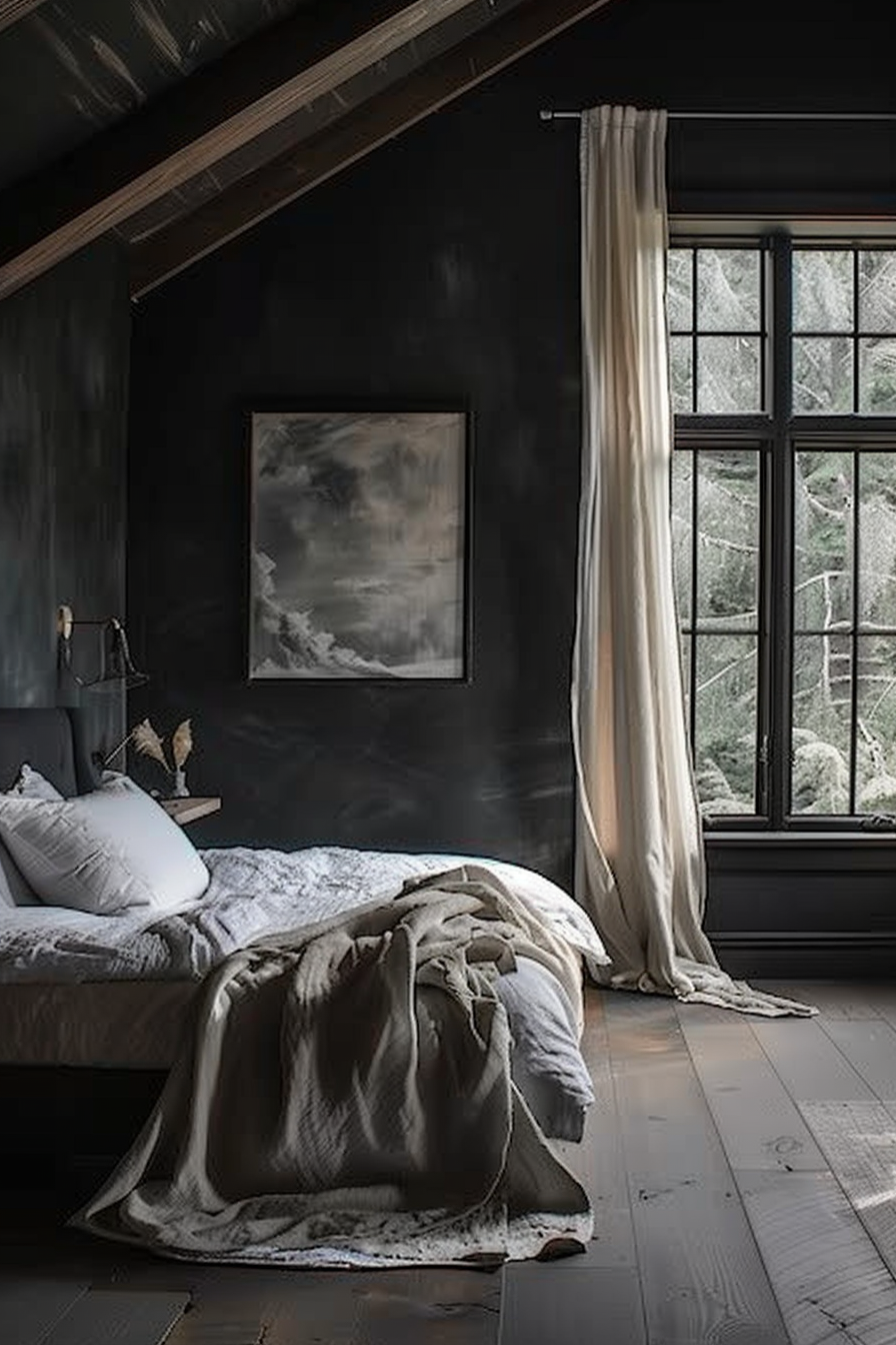 20 Minimalist Moody Bedroom Ideas: Embracing Dark Tones - Quiet Minimal