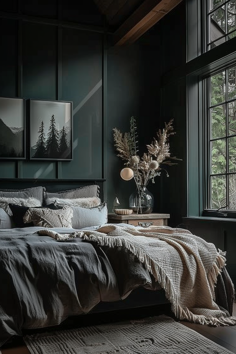 20 Minimalist Moody Bedroom Ideas: Embracing Dark Tones - Quiet Minimal