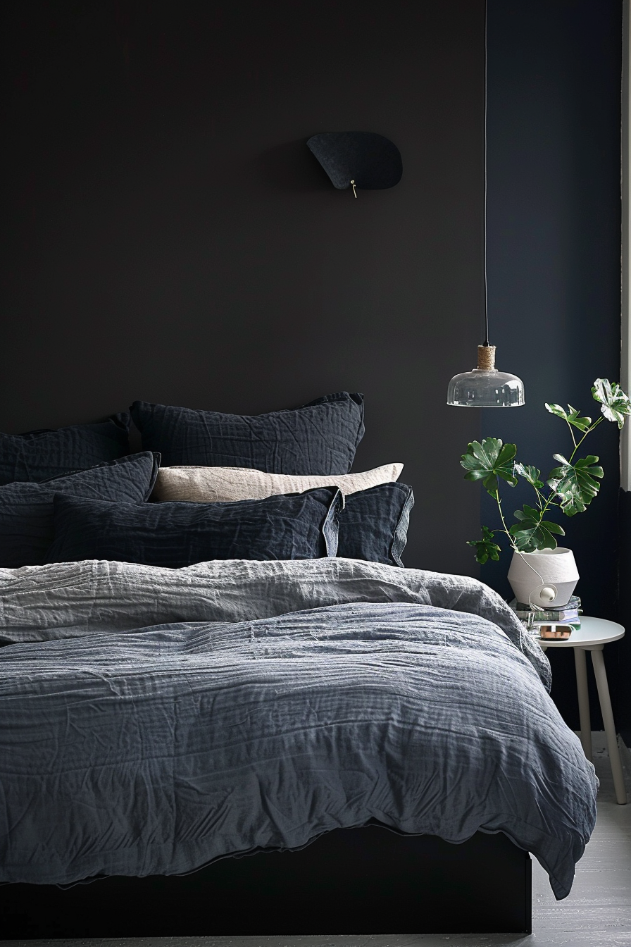 24 Modern Dark Bedroom Aesthetic Ideas for Fall Evenings - Quiet Minimal